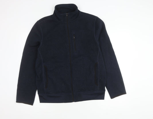 Marks and Spencer Men's Blue Full Zip Jacket M