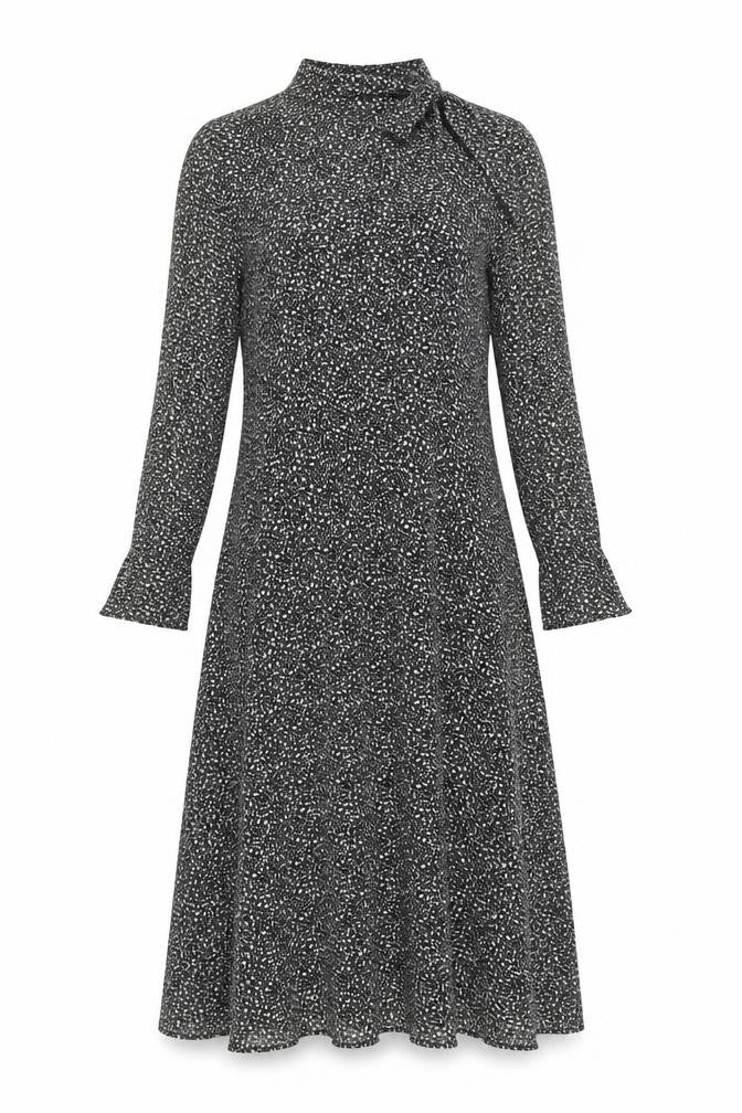 Marks & Spencer Women's Black A-Line Knee Length Dress, Size 8