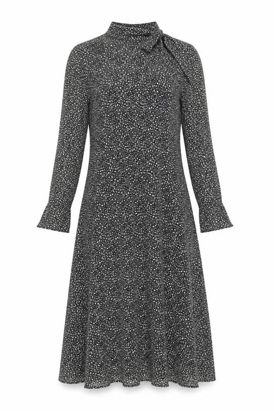 Marks & Spencer Women's Black A-Line Knee Length Dress, Size 8
