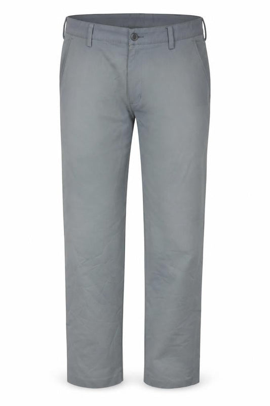 Front view of Adidas Men's Grey Chino Trousers 32X32