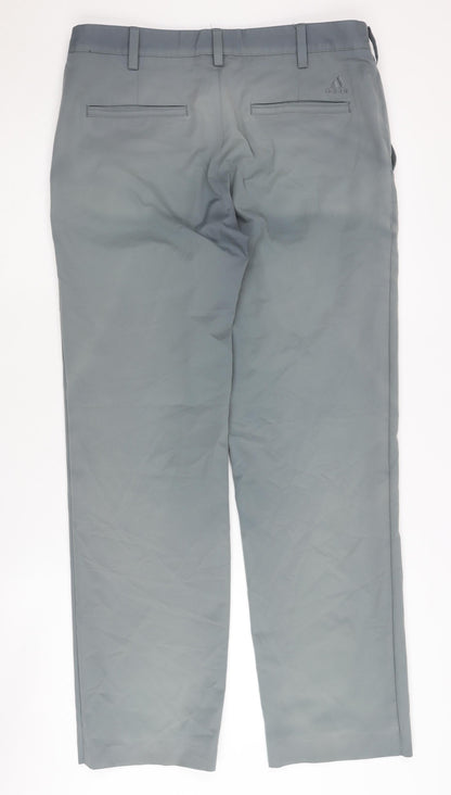 Back view of Adidas Men's Grey Chino Trousers 32X32