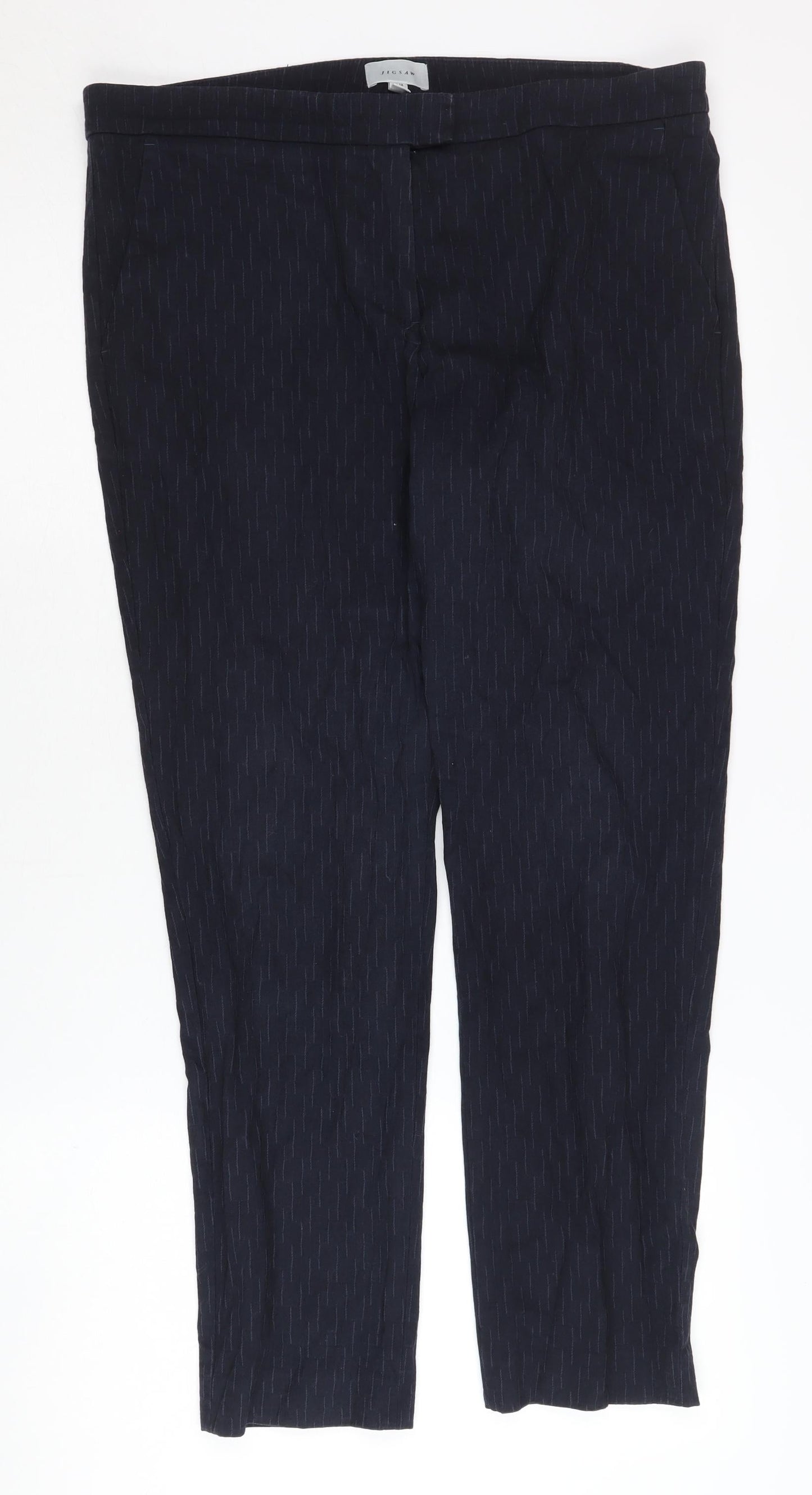 Jigsaw Women's Black Trousers Size 14