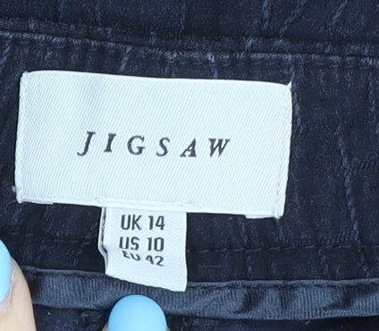 Jigsaw Women's Black Trousers Size 14