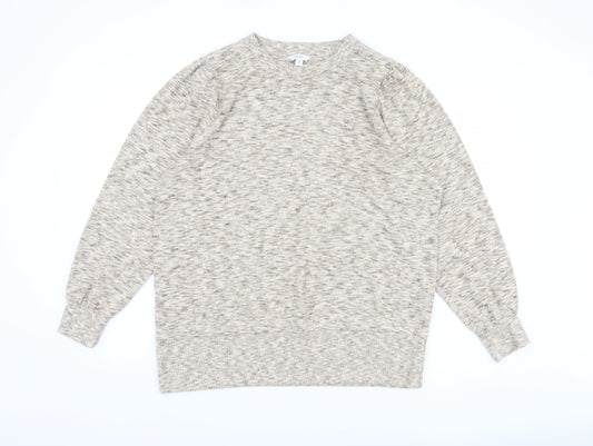 Next Women's Beige XL Crew Neck Jumper