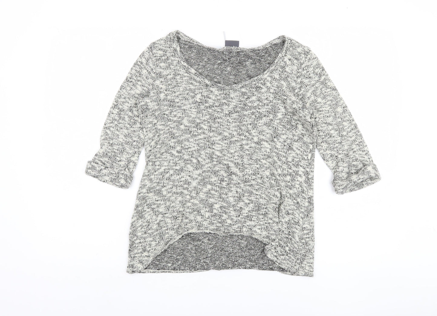 Sparkle & Fade Women's Grey Pullover Jumper Size S