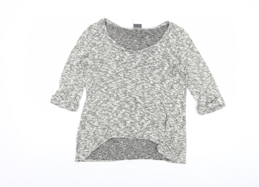 Sparkle & Fade Women's Grey Pullover Jumper Size S