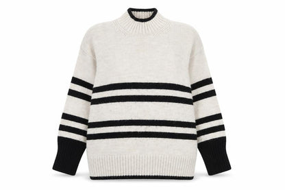 Next Women's Multicoloured Striped Pullover Jumper M