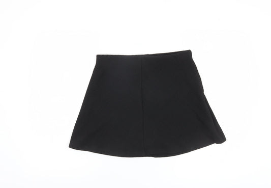 Zara Women's Black Skirt Size 8 Polyester Blend