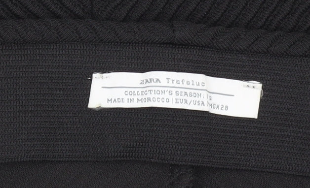 Zara Women's Black Skirt Size 8 Polyester Blend