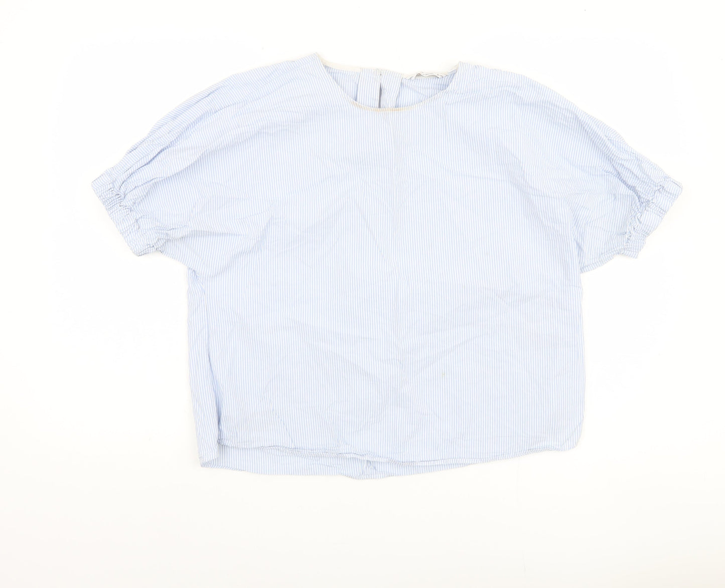 Blue & Other Stories Women's Blouse, Size 14, Striped