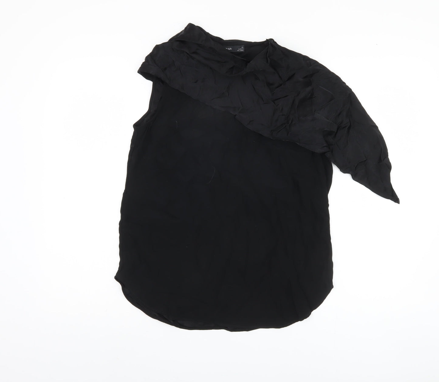 Marks and Spencer Black Sleeveless Top Size 10