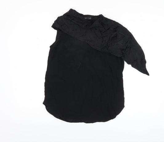 Marks and Spencer Black Sleeveless Top Size 10