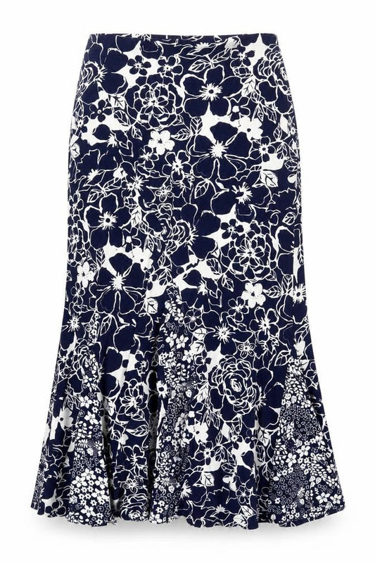 Marks & Spencer Women’s Blue Floral Midi Skirt