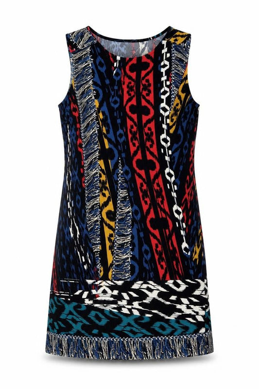 Klass Women's Multicoloured Sleeveless Dress