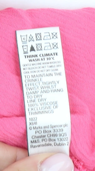 Marks and Spencer Women’s Pink Dress Size S