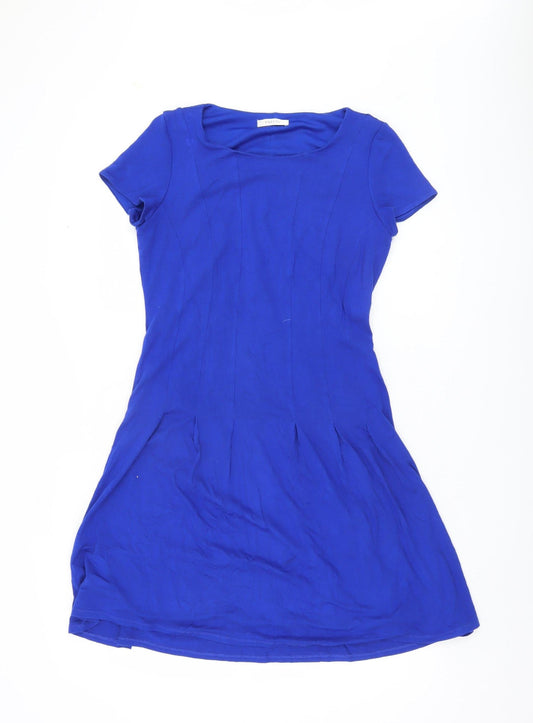 Precis Women's Blue Dress, Size 12, Short Sleeve