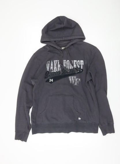 CI Mens Sport Hoodie Black L Pullover College Logo