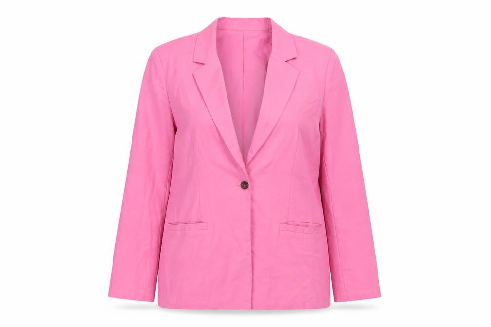 Reclaimed Vintage Women's Pink Blazer Jacket Size 8