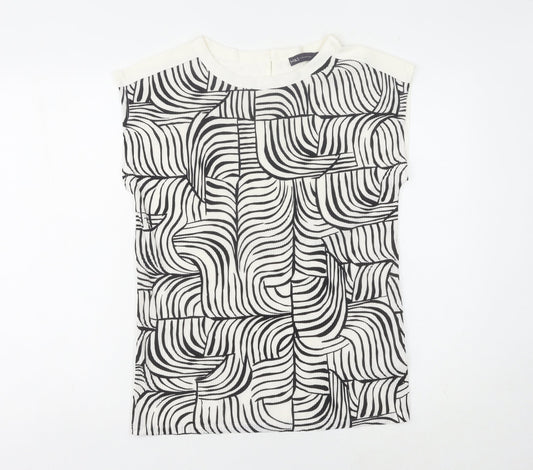 Marks and Spencer Women's Black Geometric Top