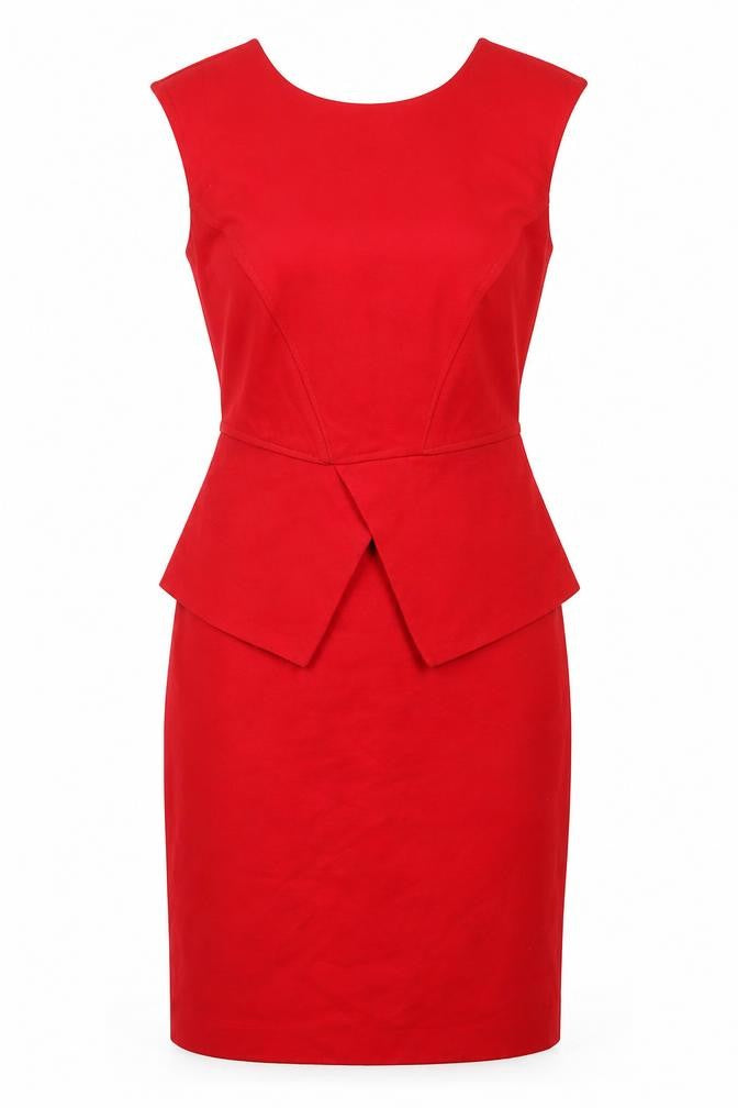 Ted Baker Red Sheath Dress Size 8 Women's Cocktail
