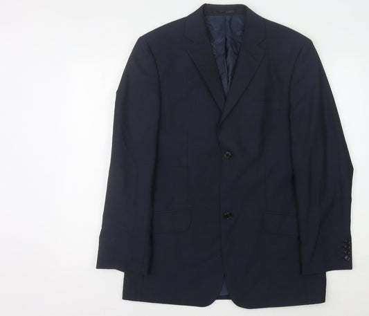 French Connection Men's Blue Blazer, 38, Formal Wool Jacket
