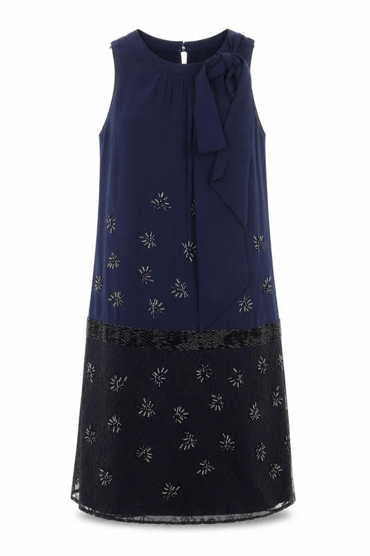 Coast Women's Blue Shift Dress, Size 8, Party Style