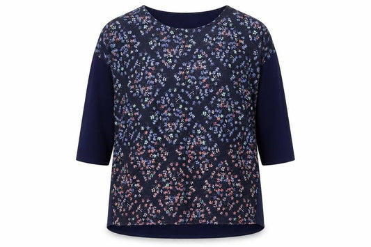Marks & Spencer Women's Blue Floral Blouse Size 16