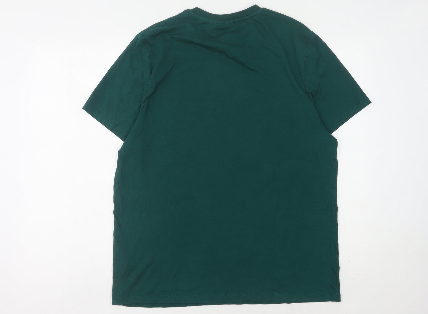 Disney Men's Green Mickey Mouse Graphic T-Shirt, Size M