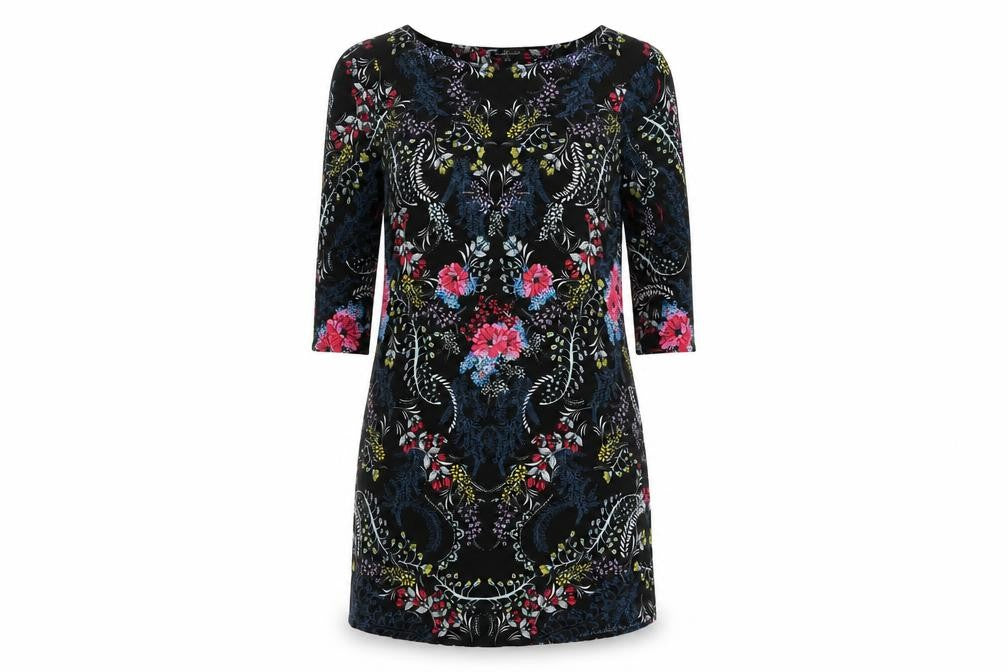 Warehouse Women's Floral Dress Multicoloured Size 10