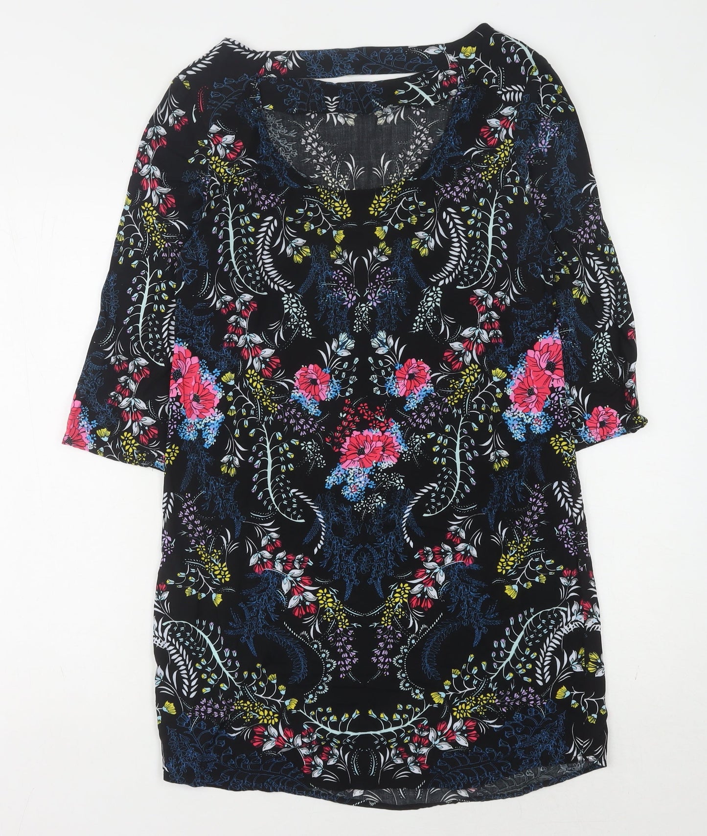 Warehouse Women's Floral Dress Multicoloured Size 10