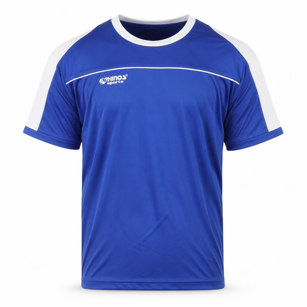 Rhinos Sports Men's Blue T-Shirt, Size L, Pullover, Logo