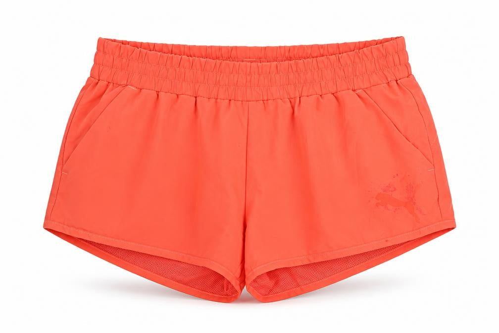 Puma Women's Orange Athletic Shorts Size 10