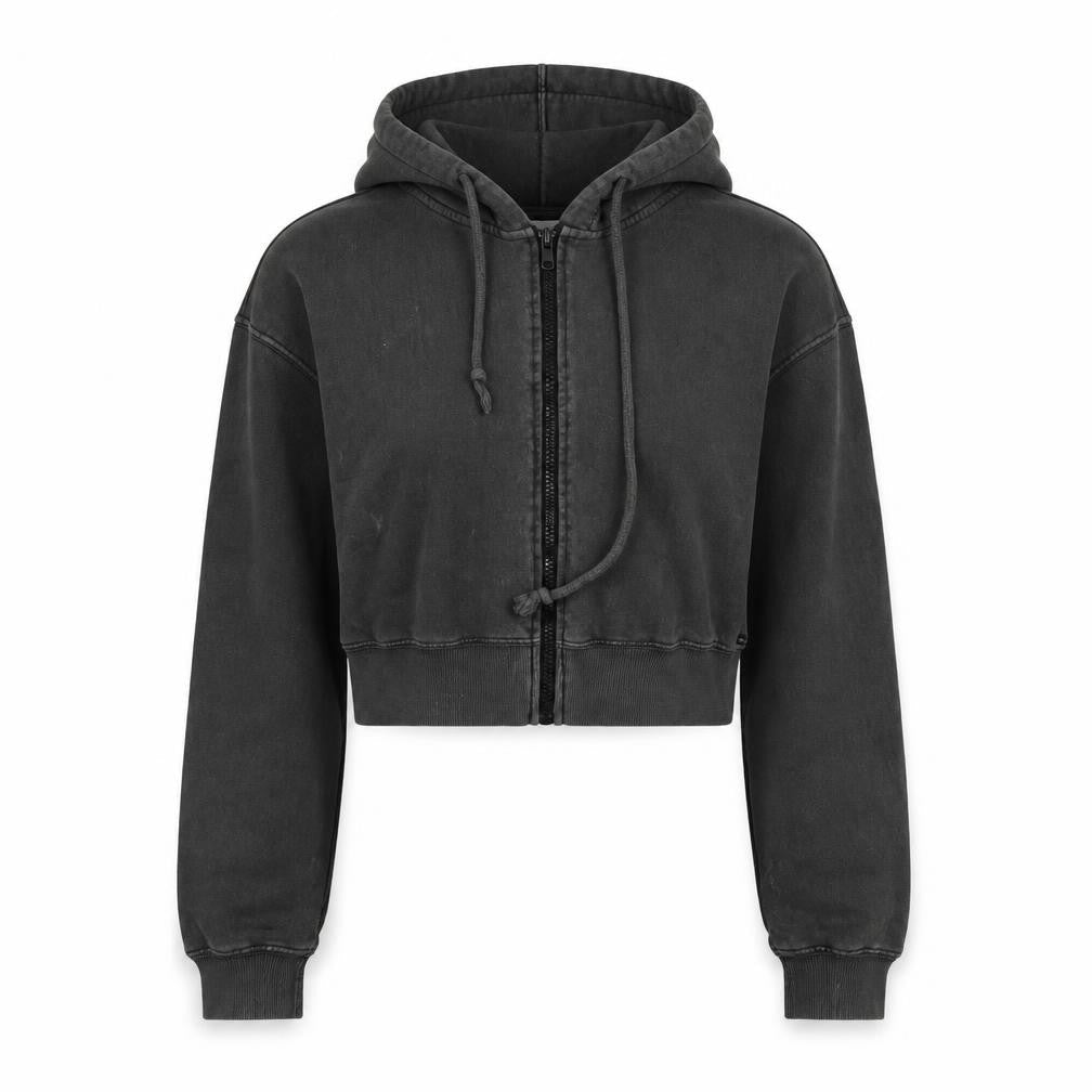 Pull & Bear Teens Black Full Zip Hoodie, Size 12