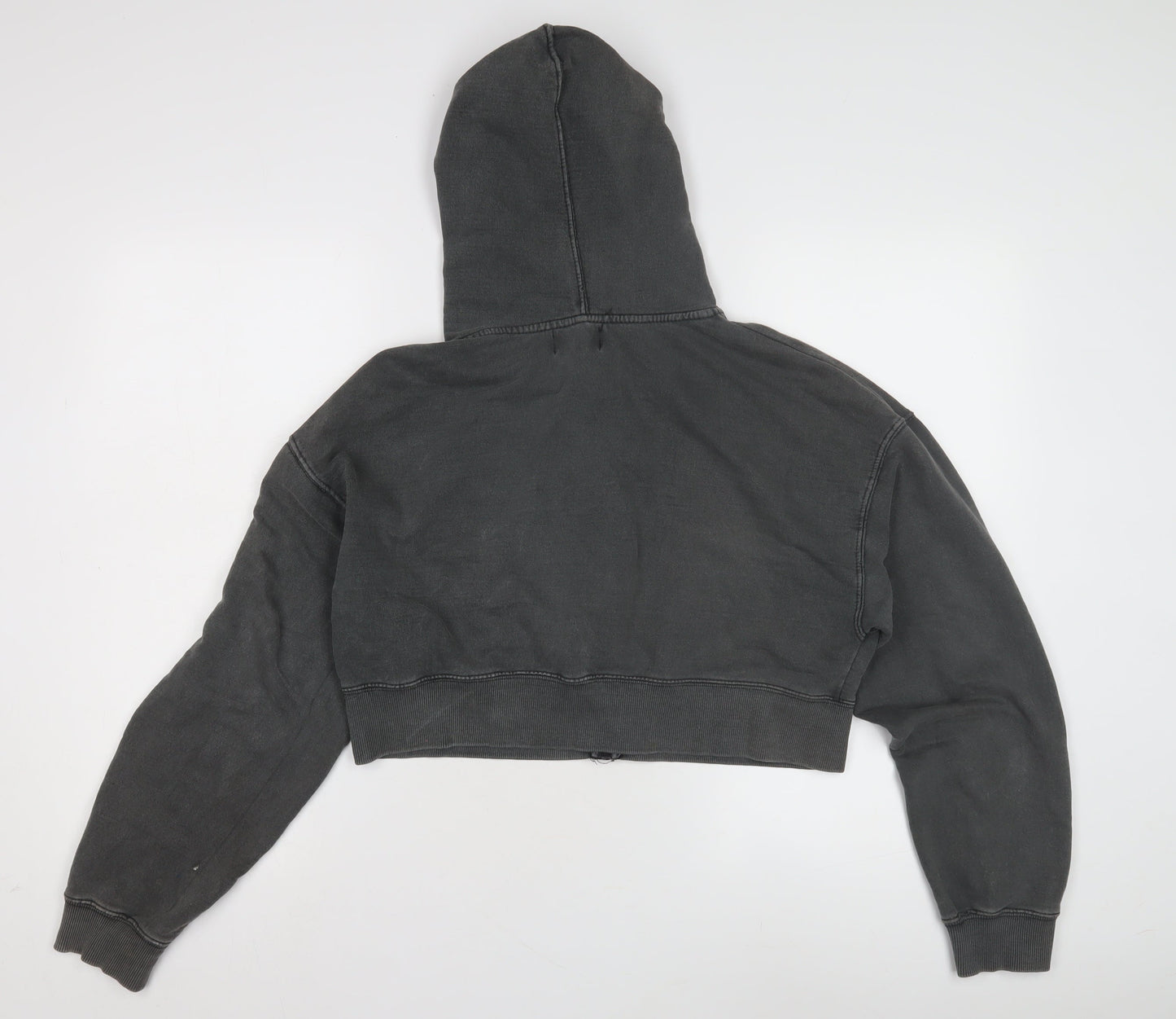 Pull & Bear Teens Black Full Zip Hoodie, Size 12