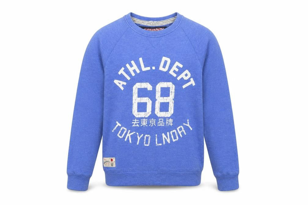 Tokyo Laundry Men's Blue Pullover Sweatshirt S