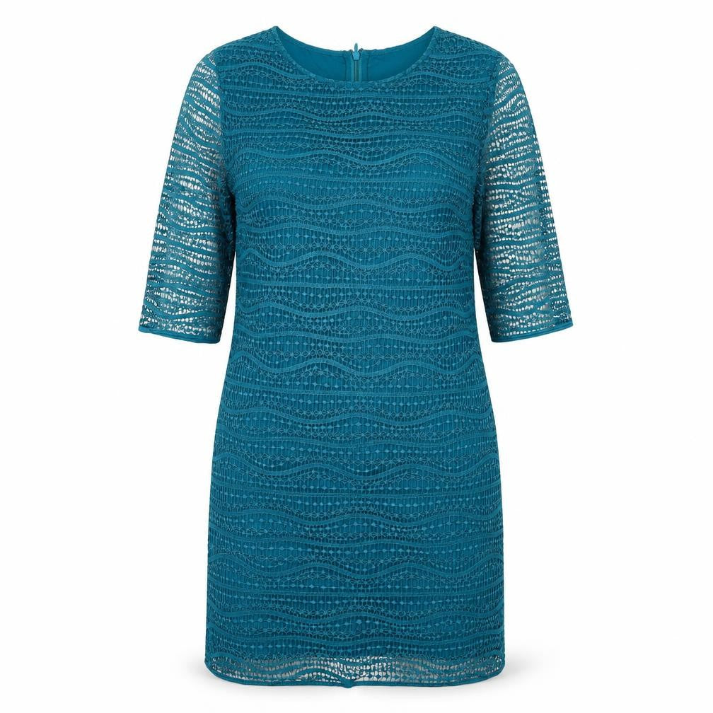 Mango Collection Women's Blue XS Sheath Party Dress