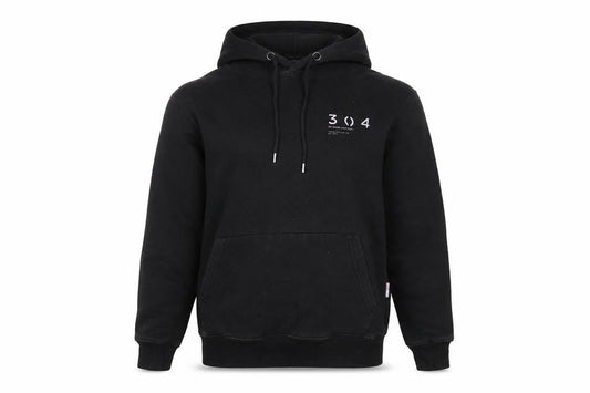 304 Womens Black Hoodie XS Casual Pullover