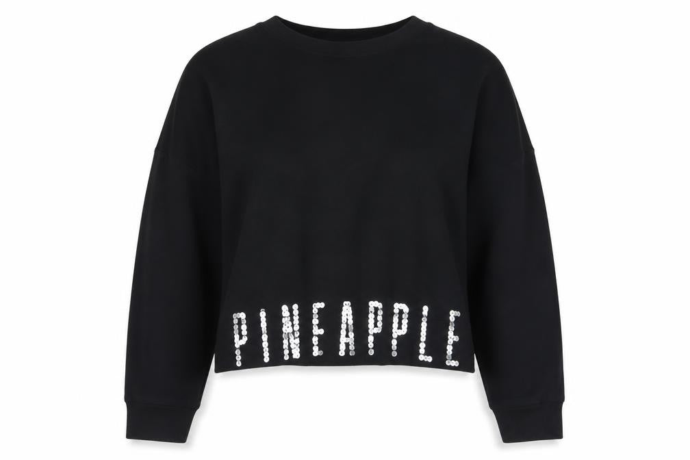 Pineapple Teens Black Pullover Sweatshirt XS