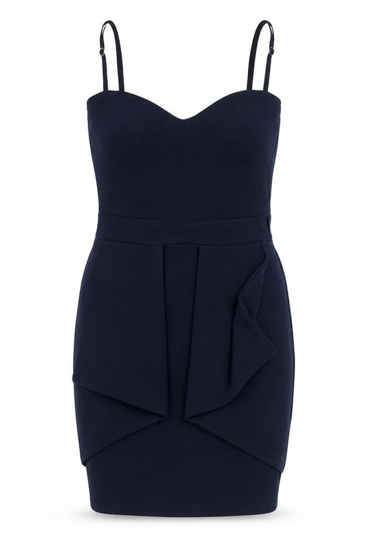 Quiz Women's Blue Bodycon Mini Dress Size 12