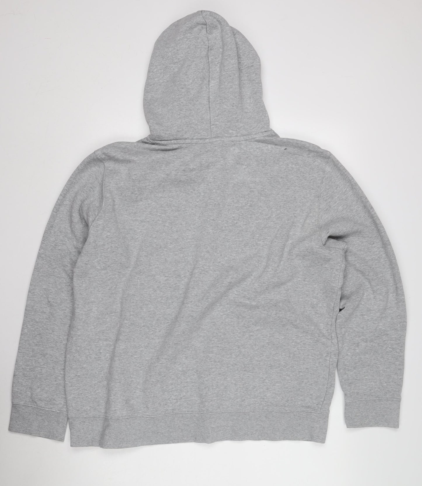 H&M Men's Grey XL Pullover Hoodie with Graphic Print