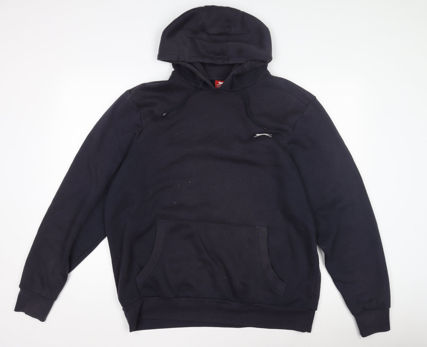 Slazenger Men’s Black Fleece Hoodie - L, Regular Fit