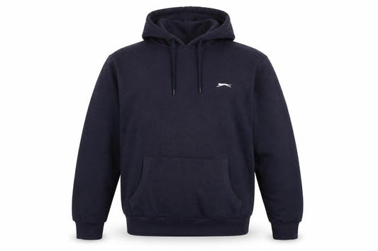 Slazenger Men’s Black Fleece Hoodie - L, Regular Fit