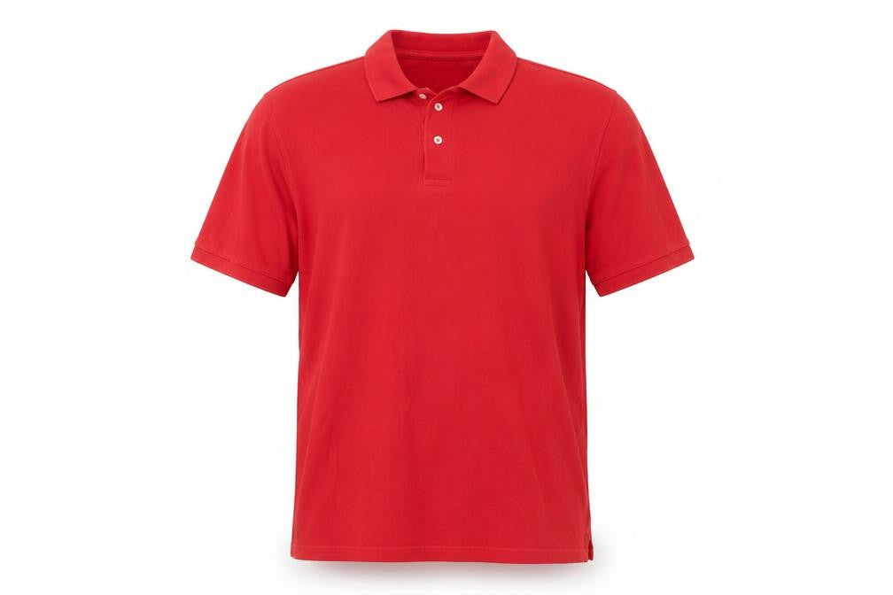 Marks & Spencer Red Men's Medium Polo Shirt