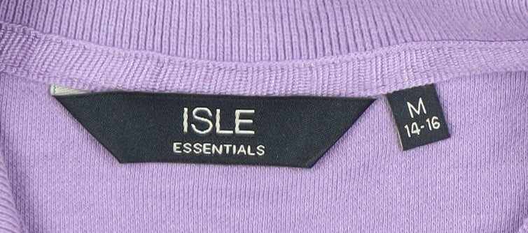 Isle Essentials Women's Purple Polo Shirt M
