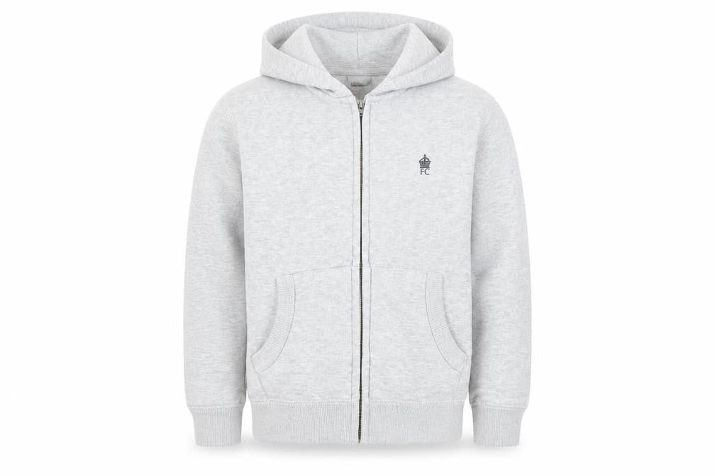 French Connection Boys Grey Full Zip Hoodie 9-10 Years