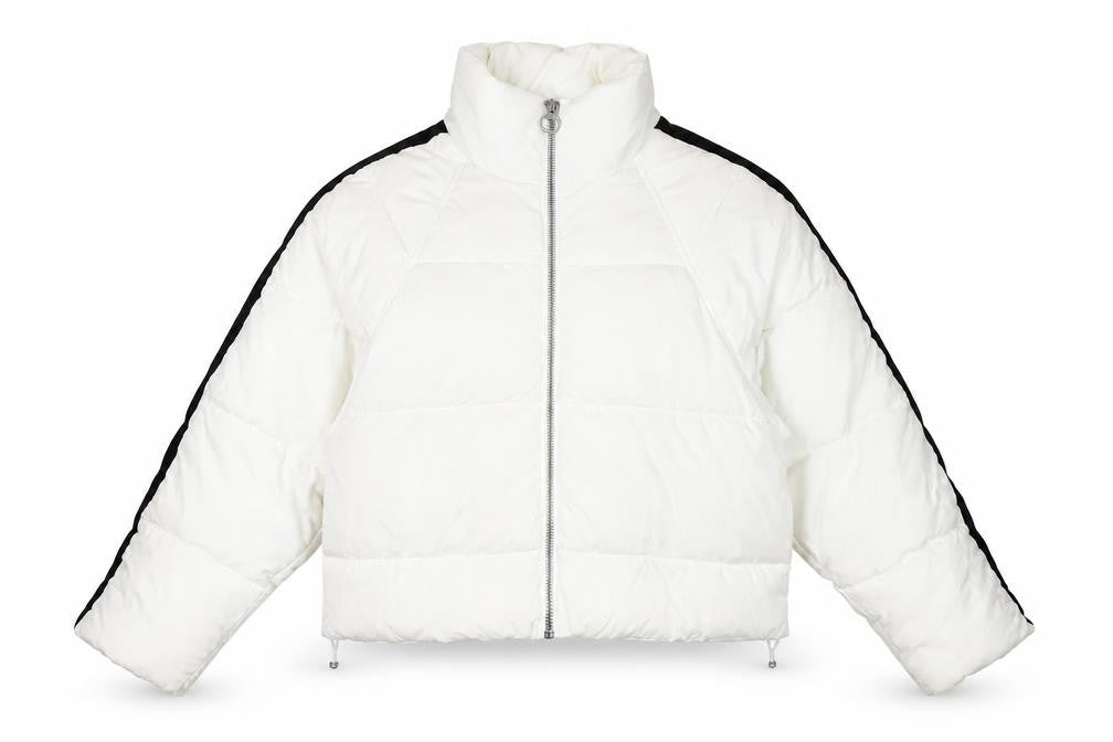 Topshop Women's White Puffer Jacket Size 10