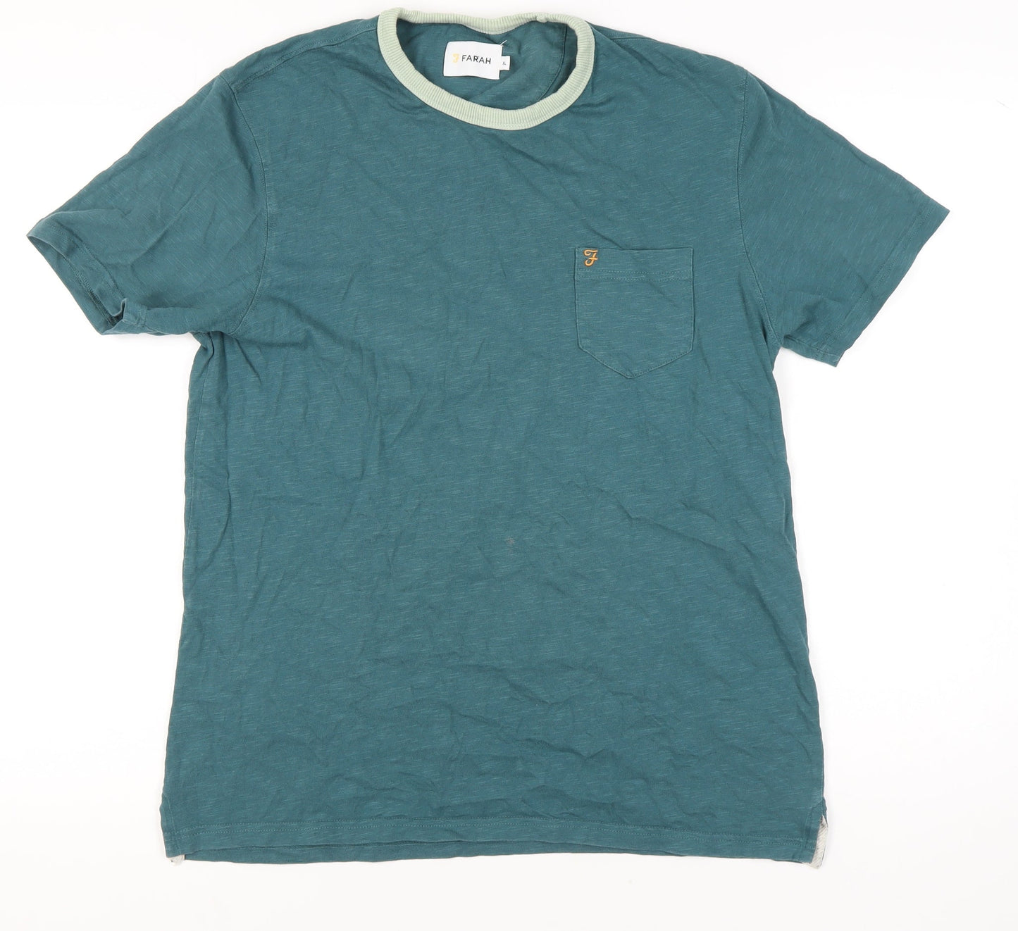 Farah Men’s Green XL Crew Neck T-Shirt
