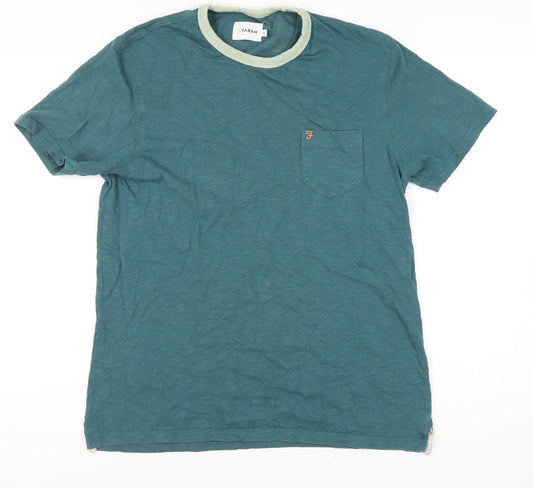 Farah Men’s Green XL Crew Neck T-Shirt