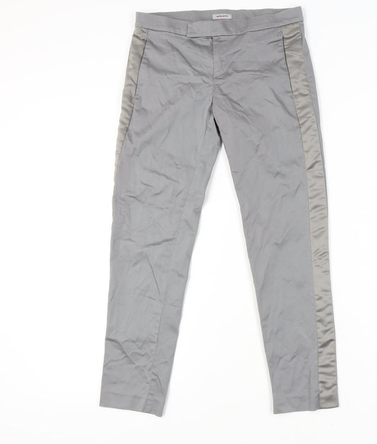 Miss Sixty Women's Grey Slim Trousers, Size 24