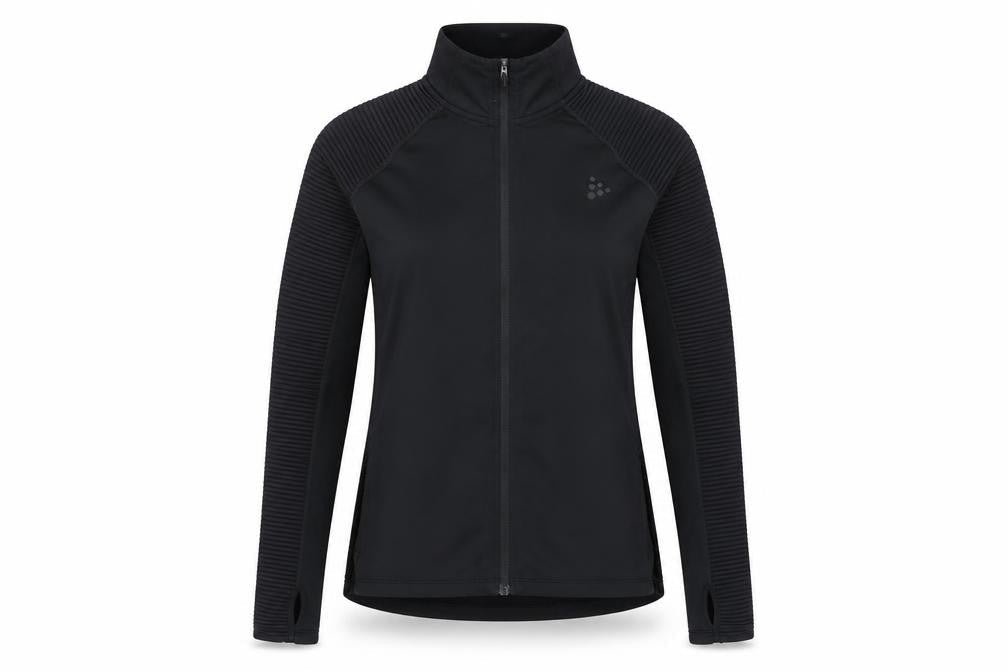 Craft Women's Black Full Zip Jacket Size S
